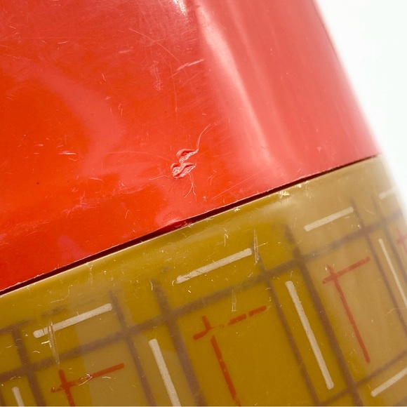 Vintage 1970s Aladdin Plaid Thermos Pint Size - Picture 11 of 13